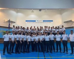 AAK Cadet 입학식 단체 사진